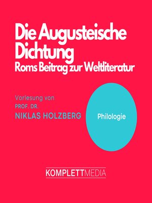 cover image of Die Augusteische Dichtung